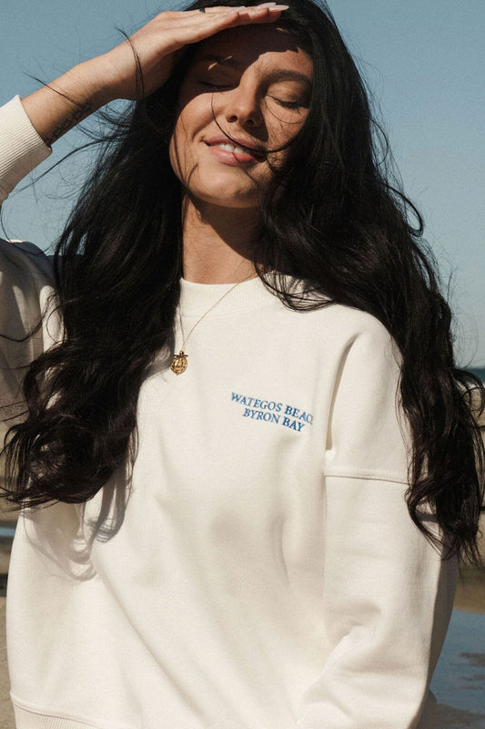 SWEAT BYRON BAY BLANC